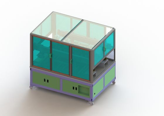 Stations-Gerade-Art Li Ion Battery Manufacturing Hot Press-Ausrüstungs-4