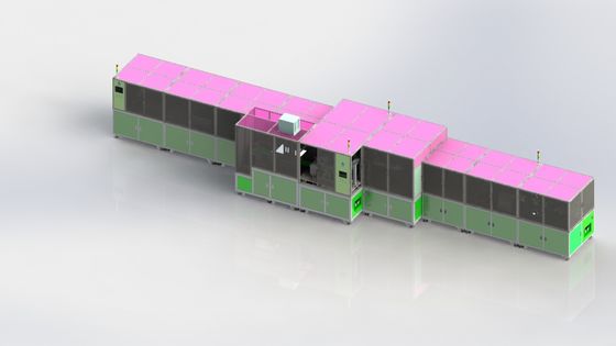 Hohe Sicherheits-Lithium-Batterie-Fertigungsstraße Berufs mit hoher Produktionskapazität