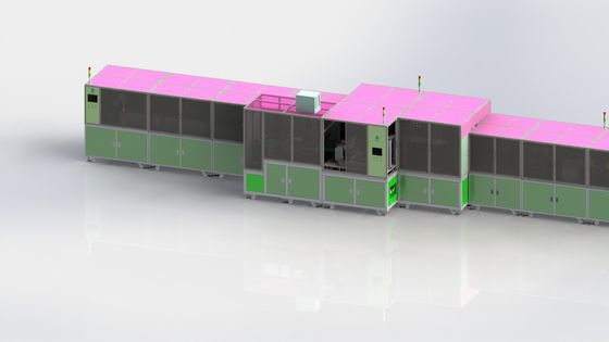 Hohe Sicherheits-Lithium-Batterie-Fertigungsstraße Berufs mit hoher Produktionskapazität