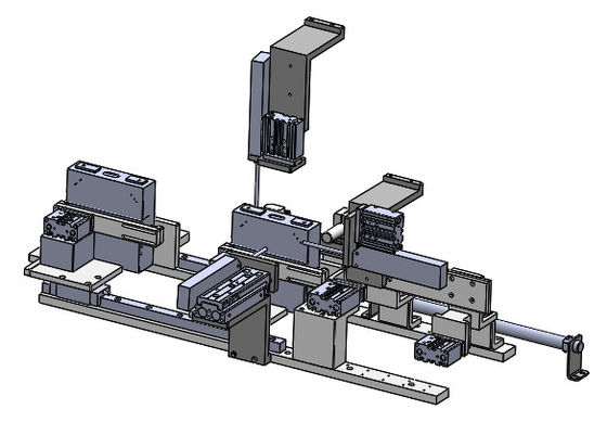 Hohe Kapazitäts-zylinderförmiges Lithium-Ion Battery Assembly Line Pole-Ohr, das Maschine bildet