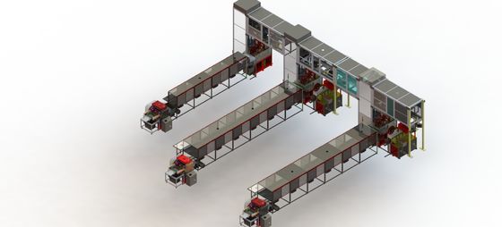Nickel-Eisen-Batterie-Platten-Fließband Nickel-Cadmiumbatterie-Platten-Fertigungsstraße
