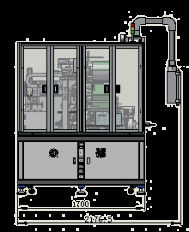 Lithium-Ionen-Batterie-Fertigungsstraße-vollautomatische lamellierende Maschine