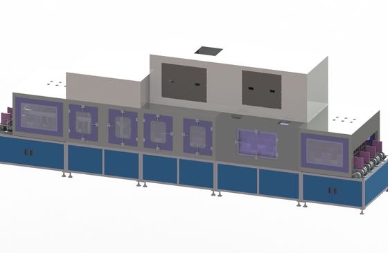 Automatisches Lithium Ion Battery Production Line 18PPM/Min For Square Battery Cleaning