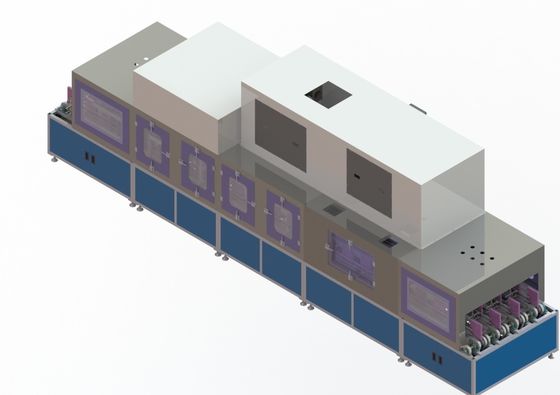 Automatische Lithium-Ionen-Batterie-Fertigungsstraße für quadratische Reihen-Batterie-Reinigung