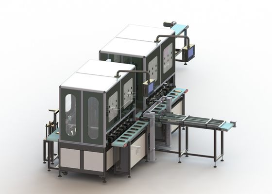 15PPM Lithium Ion Battery Assembly Line, doppelte Stations-heiße kalte Pressmaschine