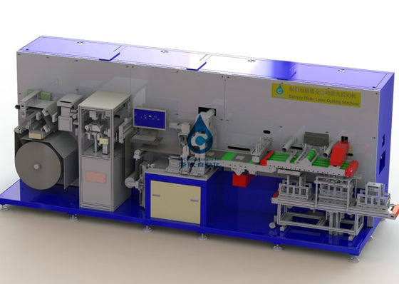 120PPM Li Ionenbatterie-Pole-Laser-Schneidmaschine der Batterie-Produktionsmaschine-200W