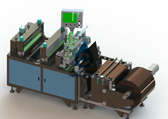 Batterie-Polschuh-Klebstreifen-Schneidemaschine, die sich automatisch abwickelt