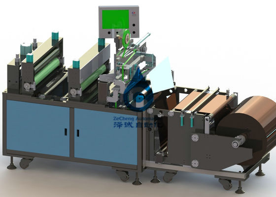 Batterie-Polschuh-Klebstreifen-Schneidemaschine, die sich automatisch abwickelt