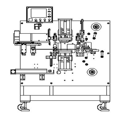 Lithium-Ionen-Batterie-Pole-Blatt-Tasche, die Maschine omron PLC-Kontrollsystem herstellt