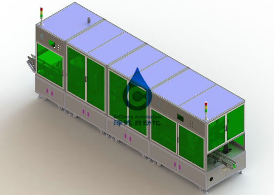Einzelnes Batterie-Satz-Fließband Batterie der Positions-800KG aufnehmende und Verpackungsmaschine