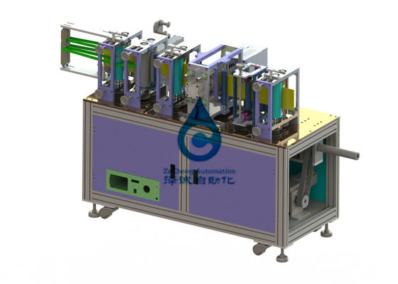 Fertigungsstraße der Batterie-6KW automatische PLC-Steuerfalten-Masken-Maschine