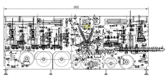 Vollautomatische Film-Herstellungs-Wickelmaschine-Batterie-Versammlungs-Ausrüstung