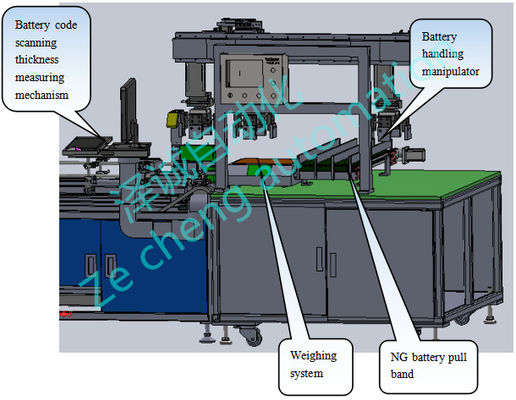 Einfache Laser-Dichtungs-Maschinen-Lithium-Batterie-Stärke-messende Waage