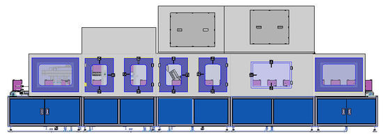 Fertigungsstraße-Spray-Energie-Batterie-Reinigungs-Maschine der Lithium-Ionen-Batterie-3000KG