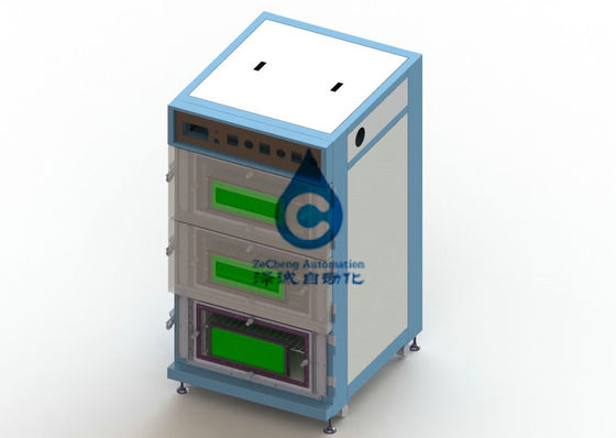 Intelligentes Lithium-Batterie-Fließband die drei Schicht-einzelnes Tür-Vakuum backen Ofen