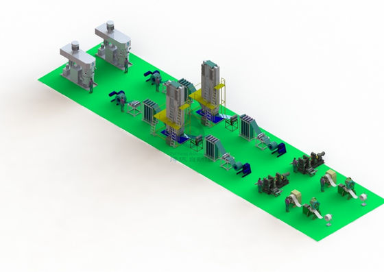 CZinc - Nickel-Batterie, Eisen - Nickel-Batterie, Kadmium - Nickel-Batterie-Platten-automatische Fertigungsstraße
