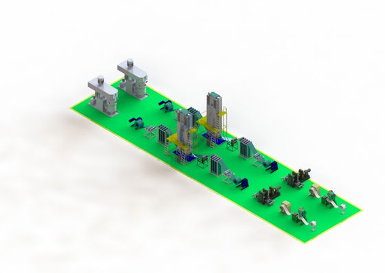 CZinc - Nickel-Batterie, Eisen - Nickel-Batterie, Kadmium - Nickel-Batterie-Platten-automatische Fertigungsstraße