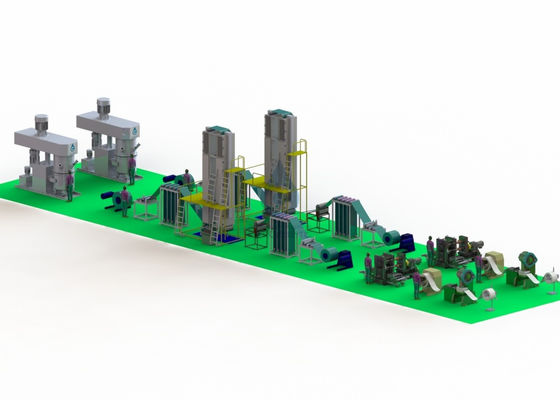CZinc - Nickel-Batterie, Eisen - Nickel-Batterie, Kadmium - Nickel-Batterie-Platten-automatische Fertigungsstraße