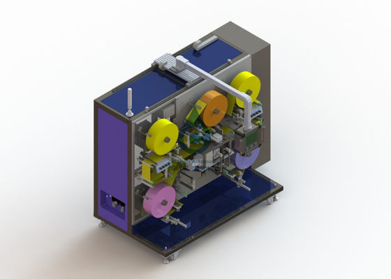 200-W-Lithium-Ionen-Batterie-Produktionslinie Laser-Pol-Schneidemaschine