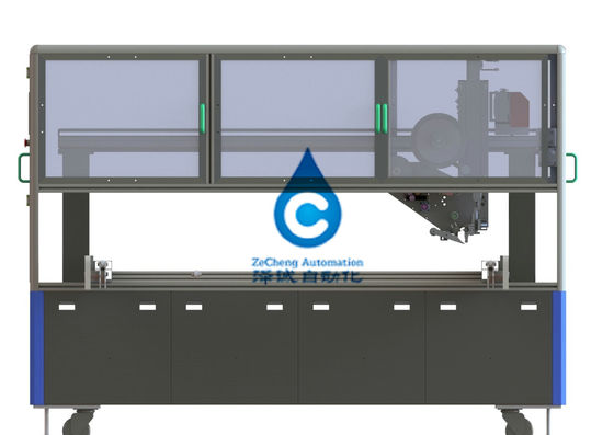 Quadratischer Batterie-Modul-automatischer Spinnmaschine PLC für Hauptleitungsträger-Blatt