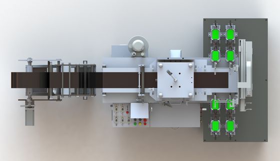 Stempelschneidene Maschine 30PPM 3kw 220V Batterie-Polschuh-Lasers mit Pole-Ansätzen