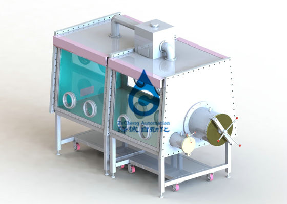 2 Abschnitt-Edelgas-schützende Kasten-Handschuhschachtel der Kilowatt-Batterie-Produktions-Ausrüstungs-2