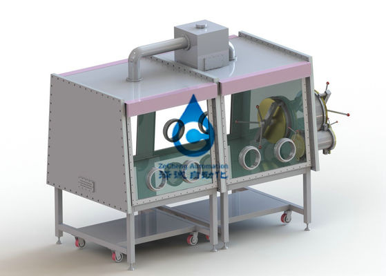 2 Abschnitt-Edelgas-schützende Kasten-Handschuhschachtel der Kilowatt-Batterie-Produktions-Ausrüstungs-2