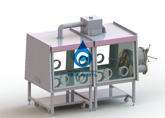 2 Abschnitt-Edelgas-schützende Kasten-Handschuhschachtel der Kilowatt-Batterie-Produktions-Ausrüstungs-2